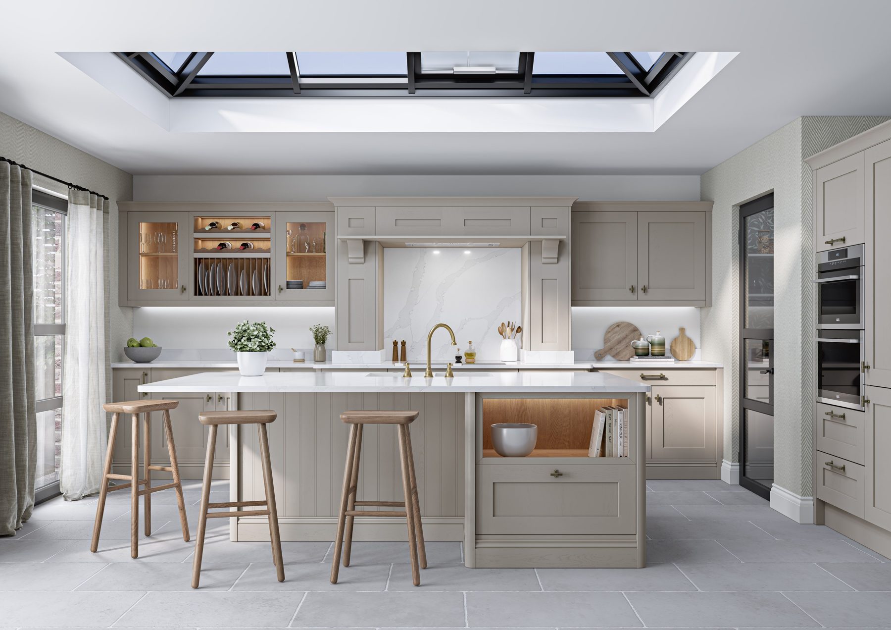 Modern shaker kitchen by Limitless Kitchens & Furniture